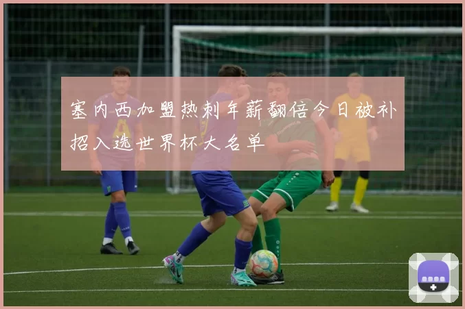 塞内西加盟热刺年薪翻倍今日被补招入选世界杯大名单